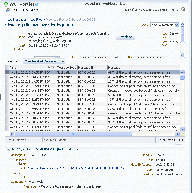 Managing Log Files and Diagnostic Data