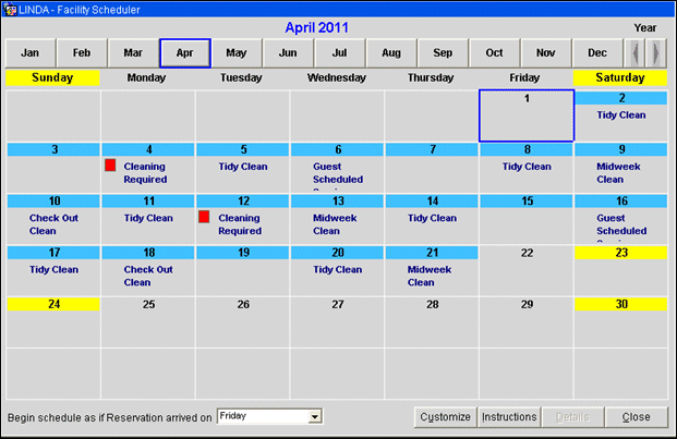 Facility Scheduler