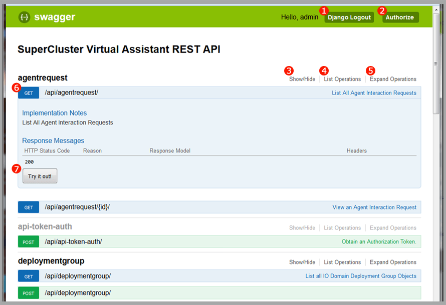 Access the REST API Catalog (BUI) Oracle I/O Domain Administration Guide