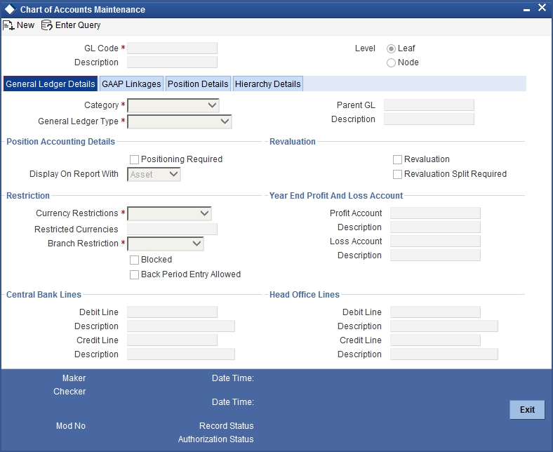 5. Setting up the Chart of Accounts