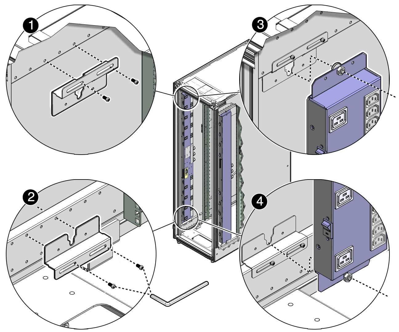 Prepare to Install a PDU Oracle® Rack 1242 Power Distribution