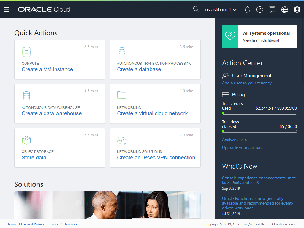 Interfaces d'administration