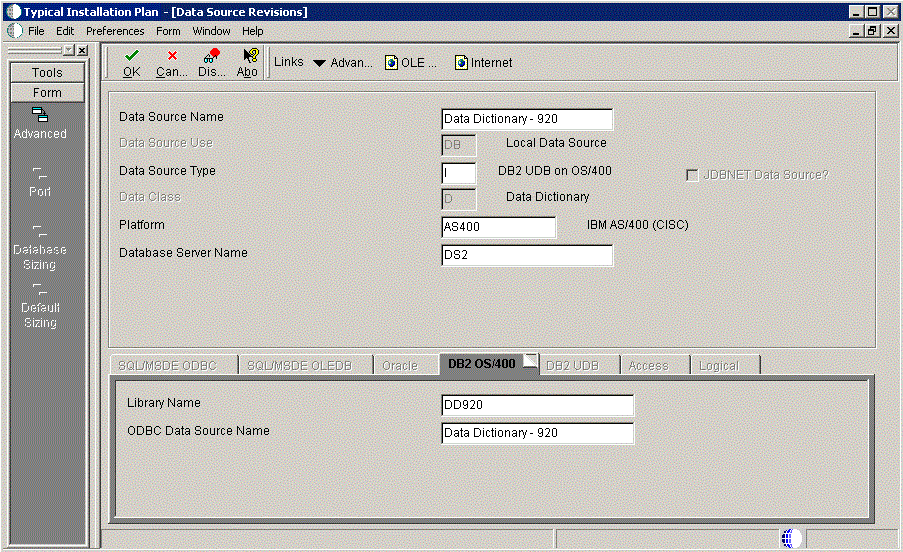 Verifying the Data Source for Data Dictionary