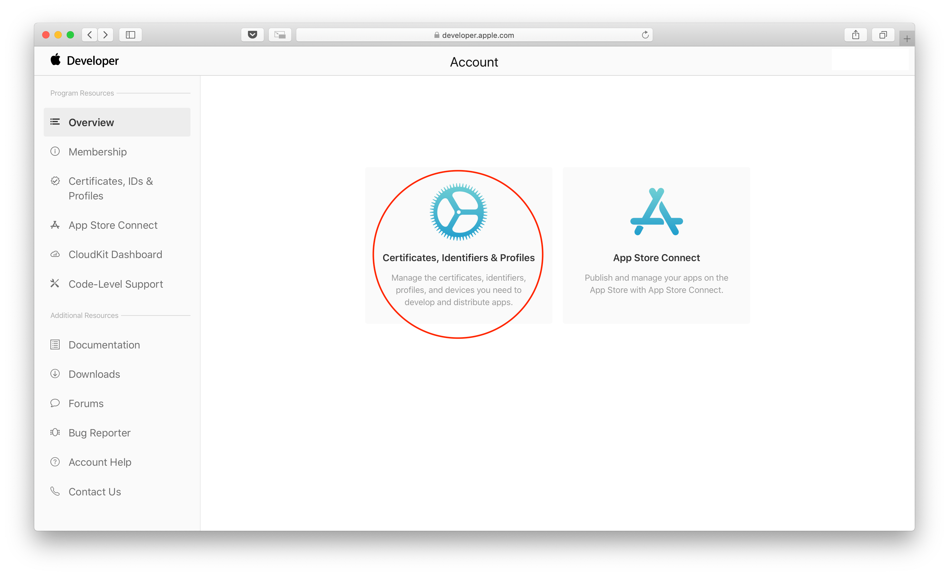 Generating an APNs Auth Key