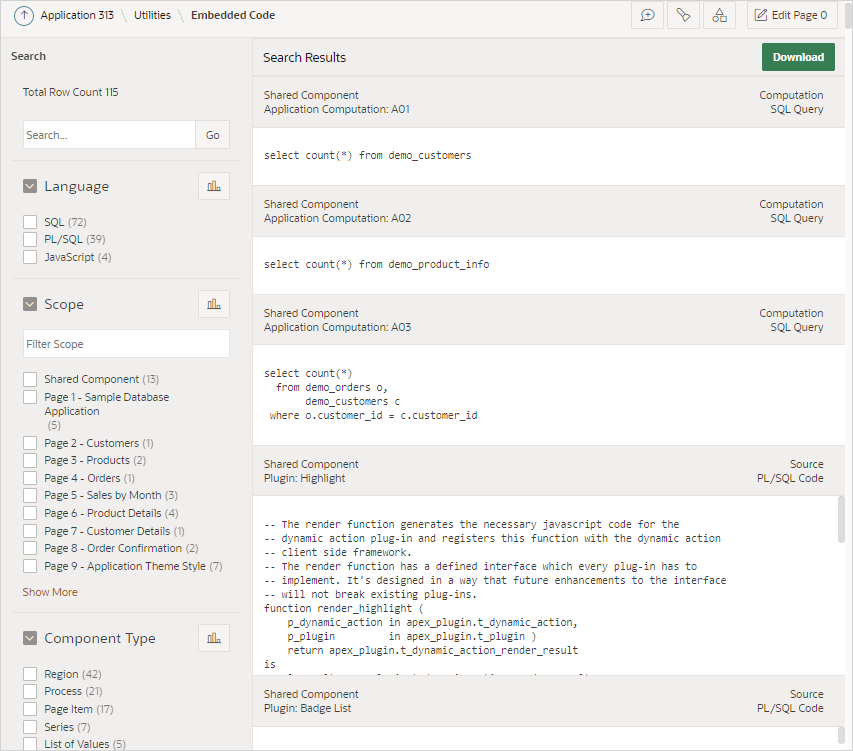 Using the Embedded Code Utility