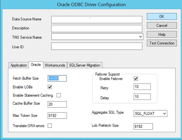 Using the Oracle ODBC Driver