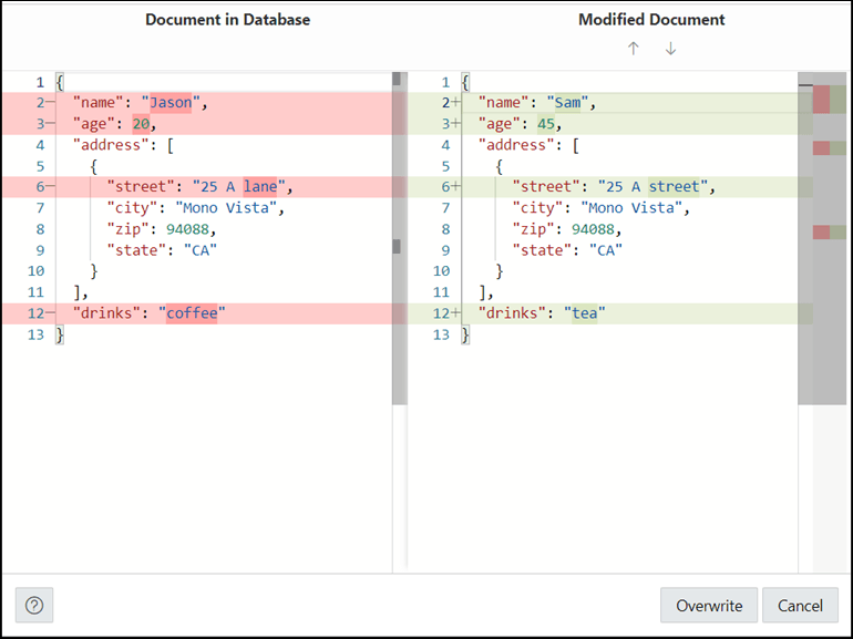 Managing JSON Collections