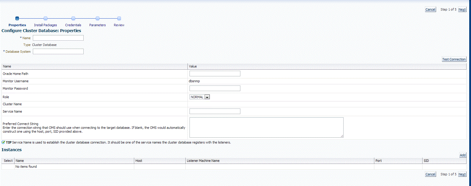 Discovering and Adding Database Targets