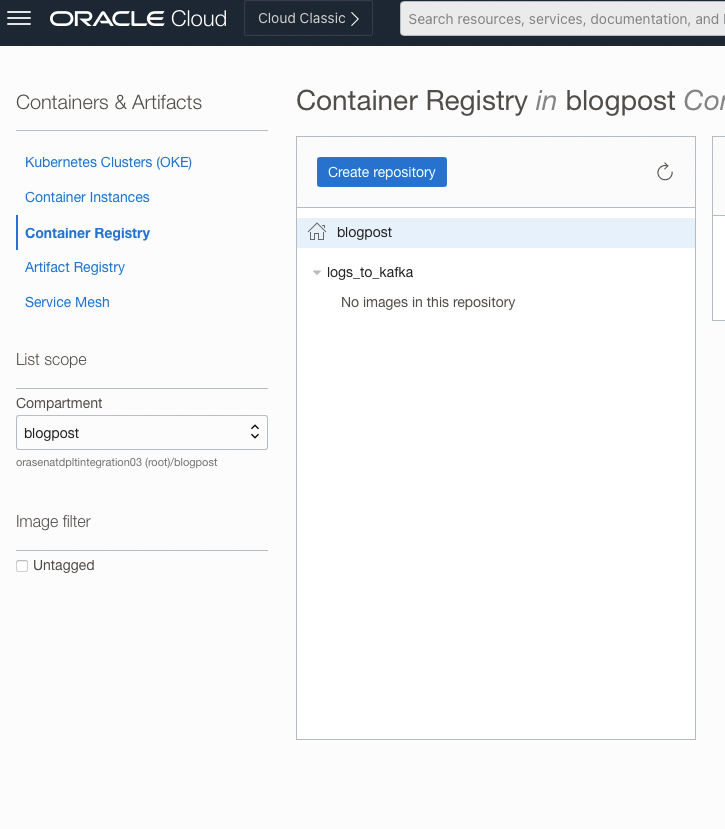 Push logs from OCI Logging into mTLS configured Kafka using OCI Functions