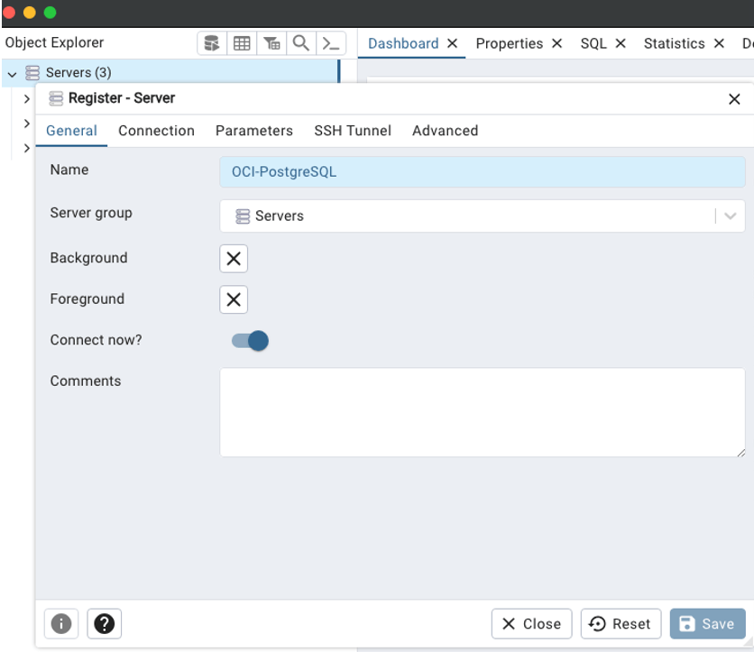 Connect pgAdmin 4 to OCI Database with PostgreSQL Using a Private Endpoint