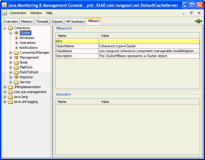 2 Using JMX to Manage Oracle Coherence