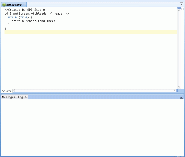 B Using Groovy Scripting with Oracle Data Integrator