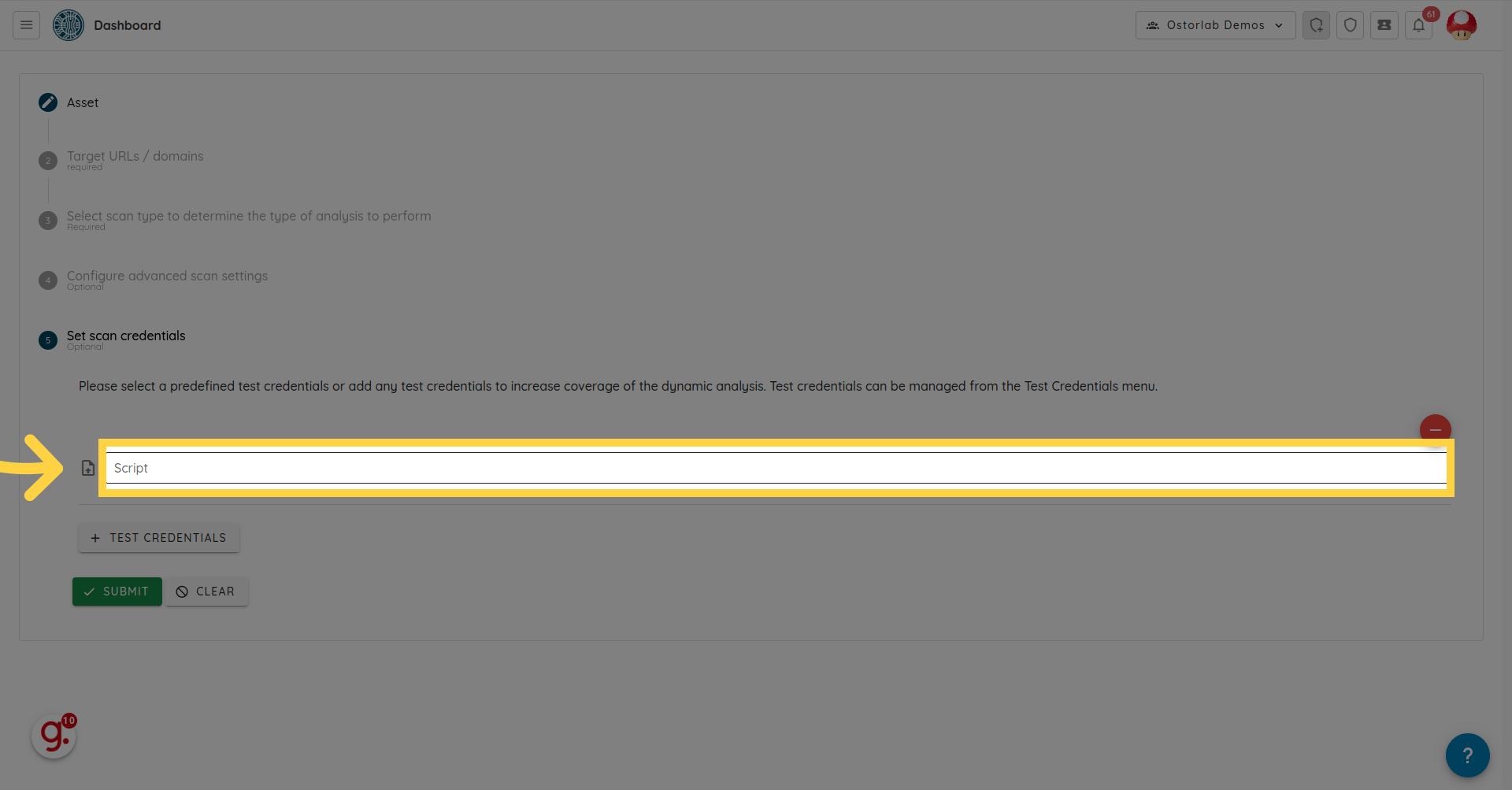 Scan  App with Chrome's Recorder Puppeteer Script