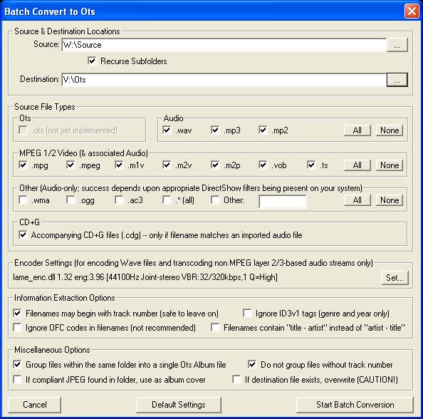 Batch Conversion Utility