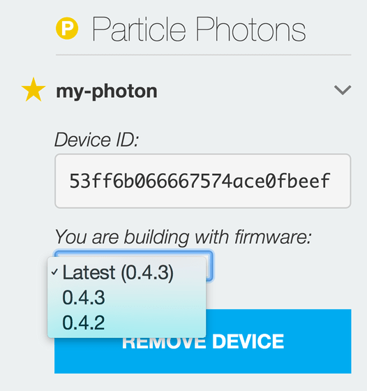 Web IDE Getting Started Particle
