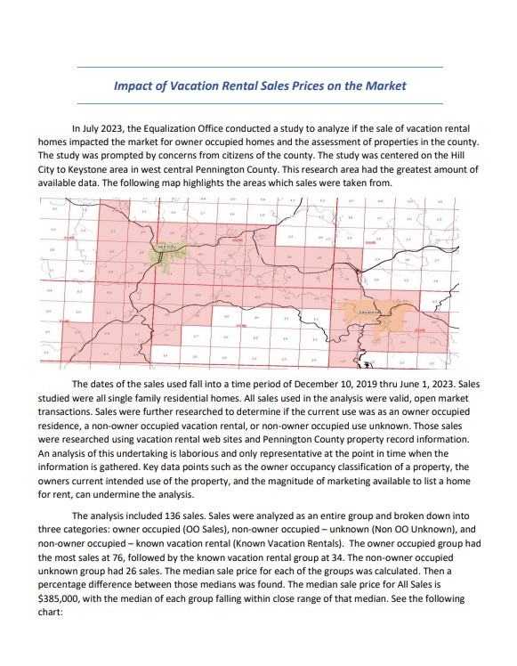 Equalization Pennington County, South Dakota
