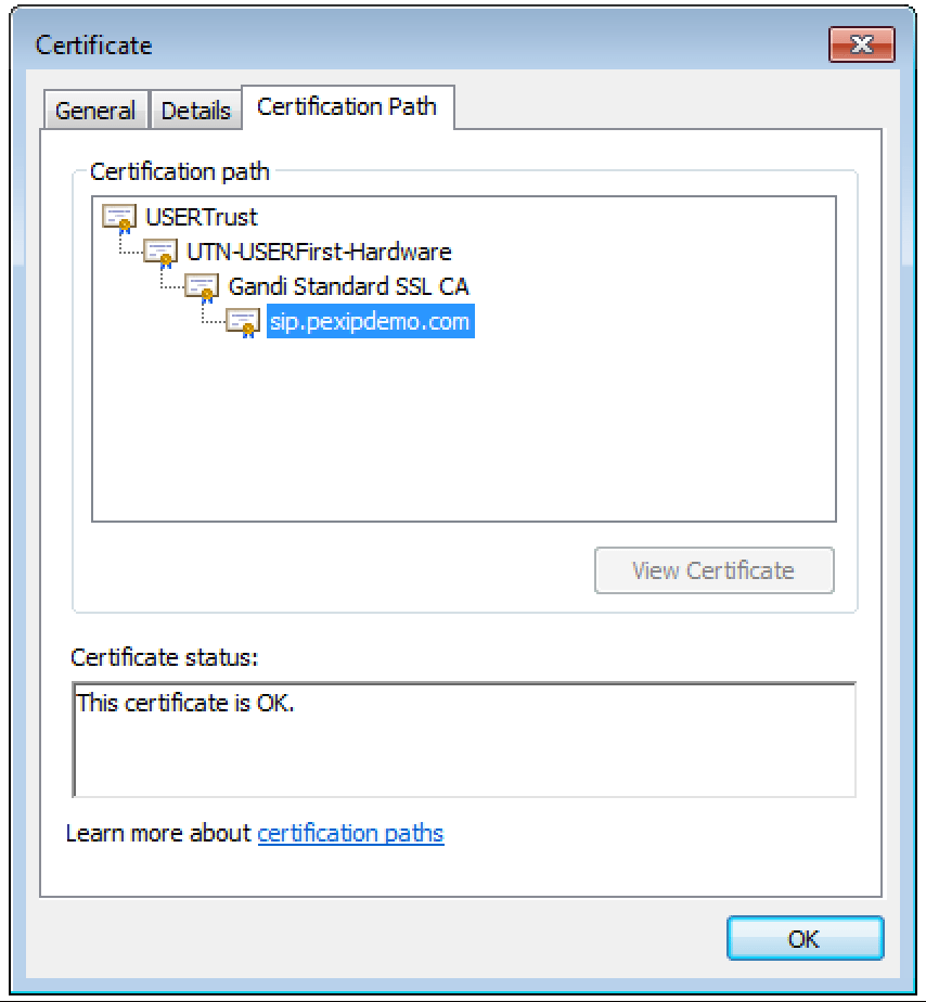 Certificate creation and requirements for Skype for