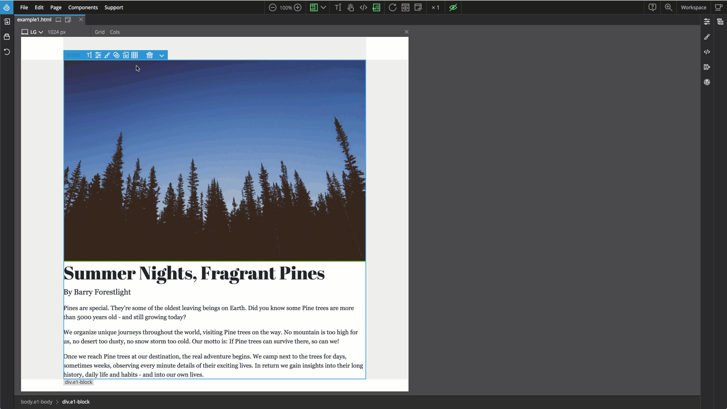 Visual Editor for CSS Grid Layouts Pinegrow Web Editor