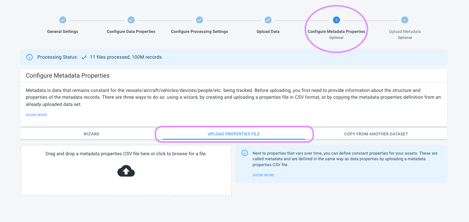 Uploading INRIX trips data
