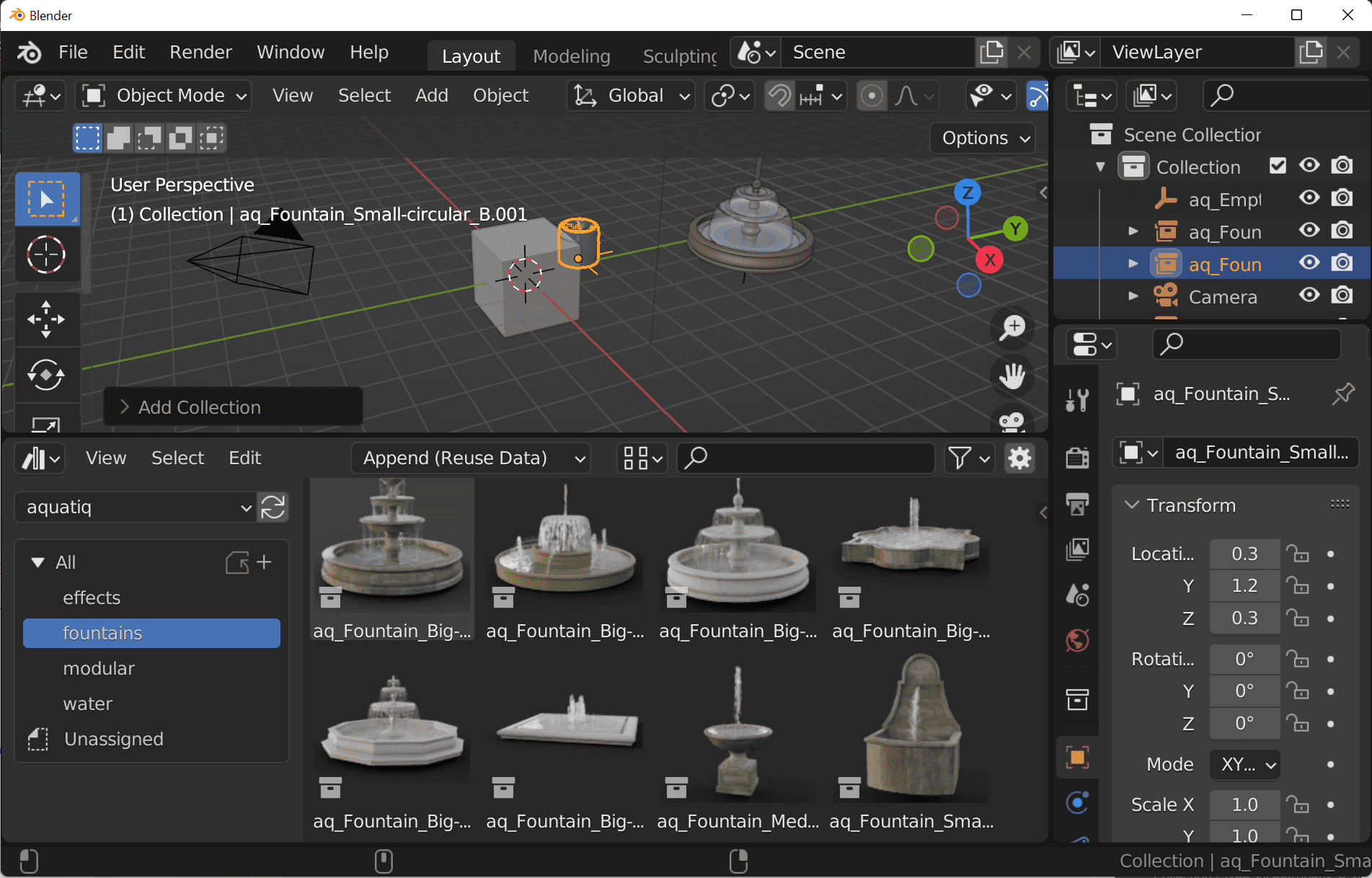 Asset Browser aquatiq 1.1.0