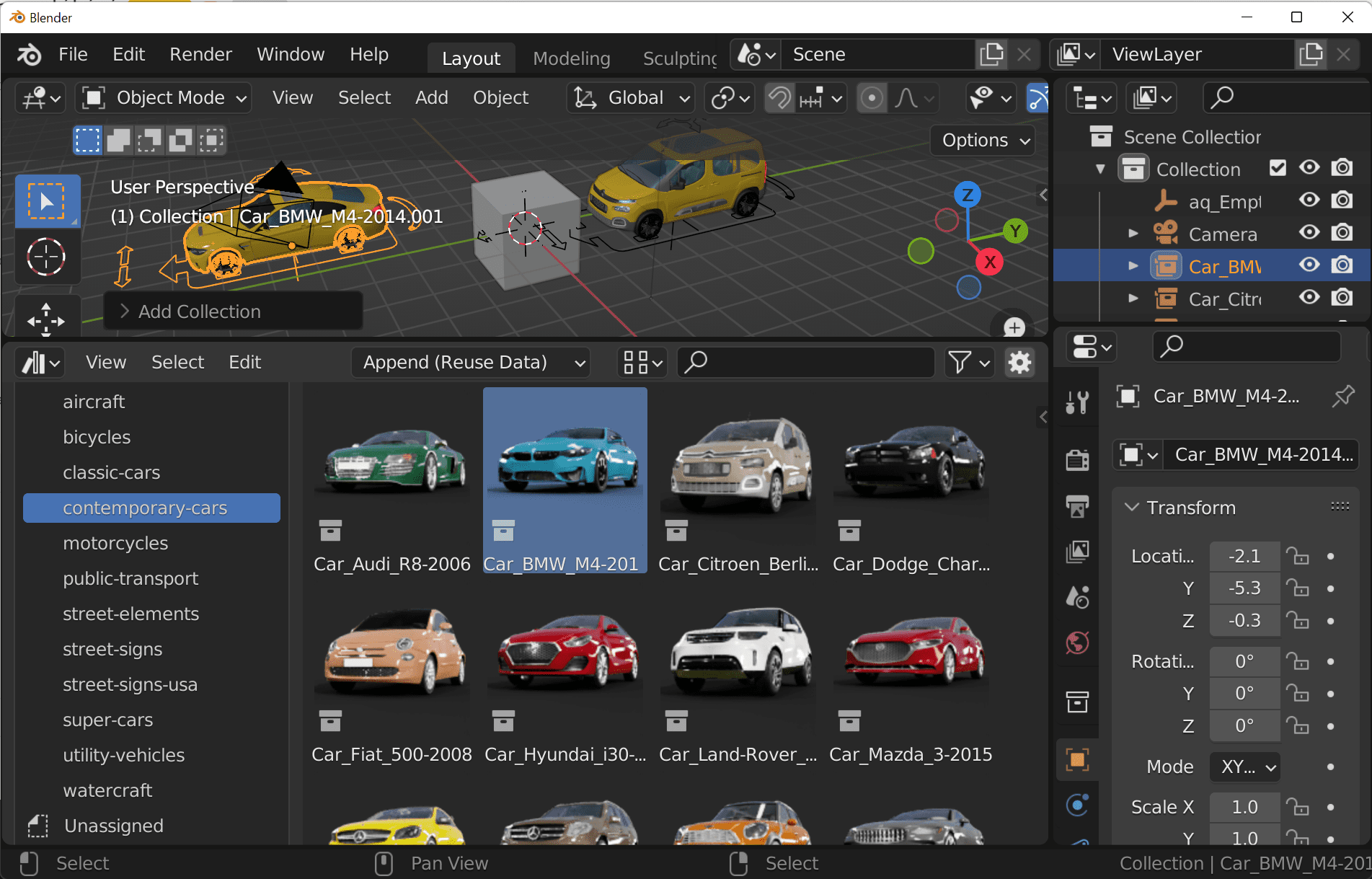 Asset Browser traffiq 1.6.0