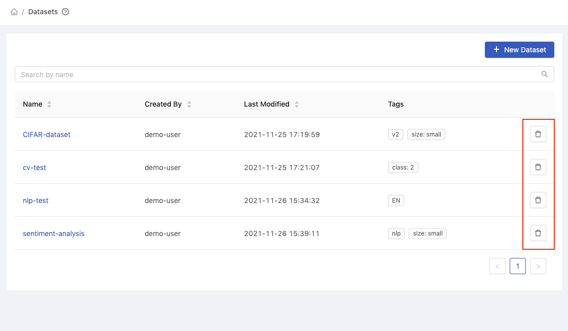 Datasets · PrimeHub