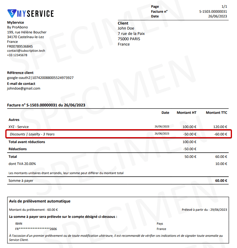 How to apply a discount to an invoice ? Assistance & Documentation