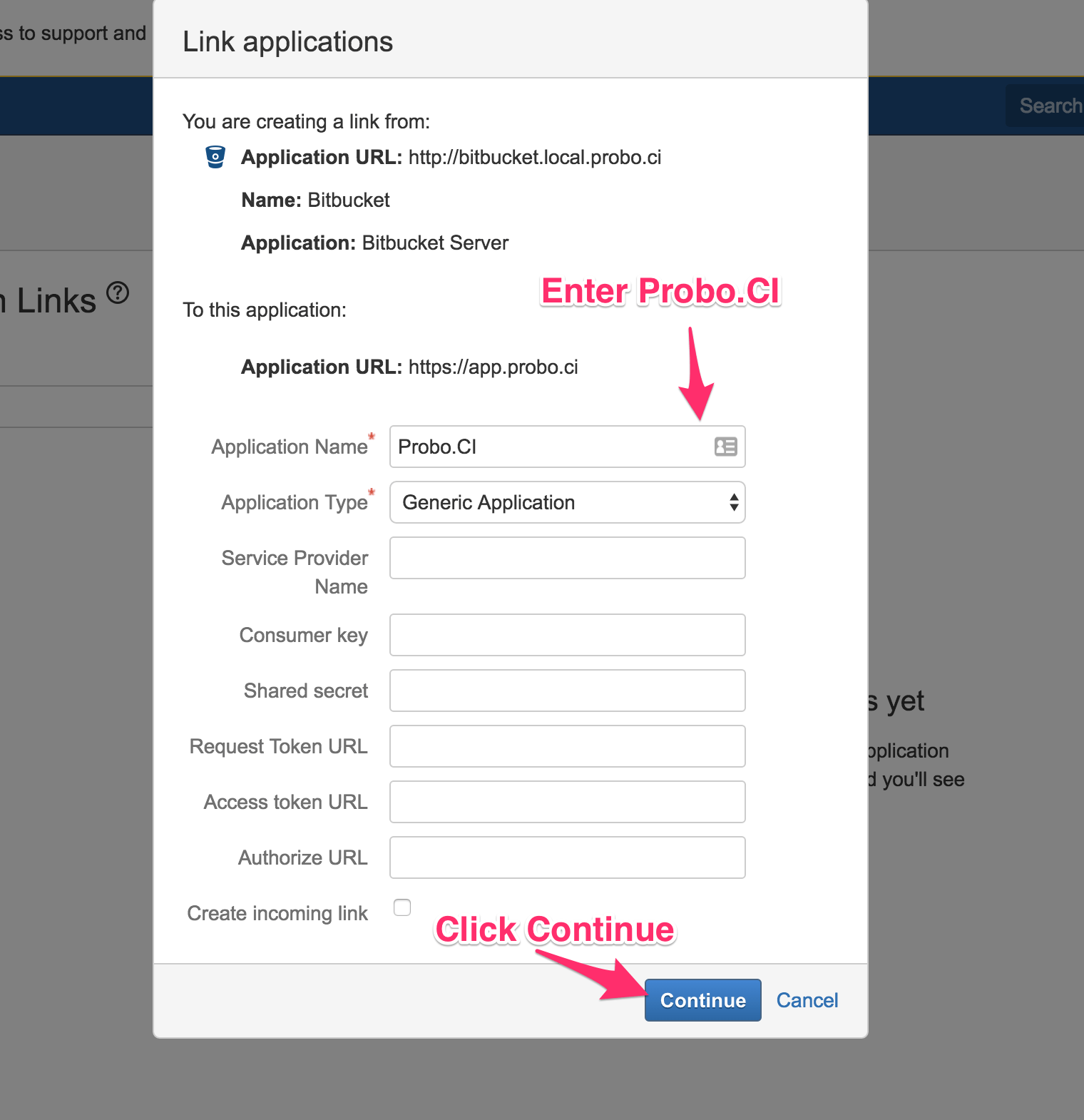 Using Probo with Bitbucket Server Probo.CI Documentation
