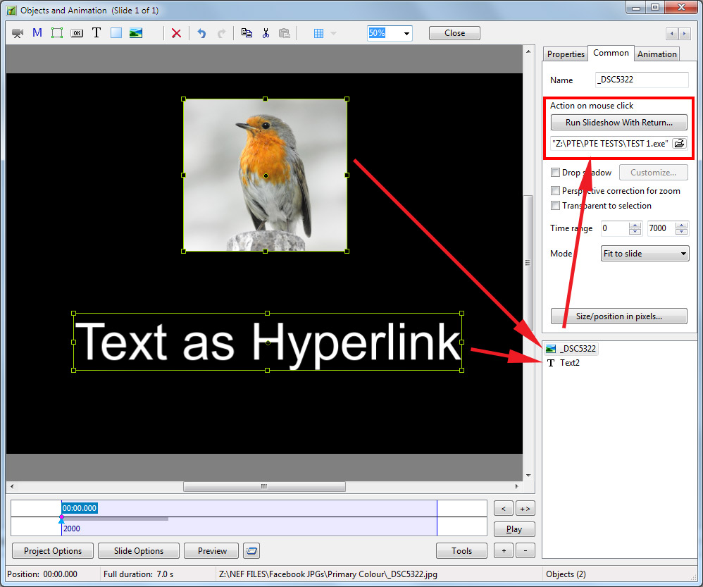 Create a Menu Slide [PTE AV Studio]