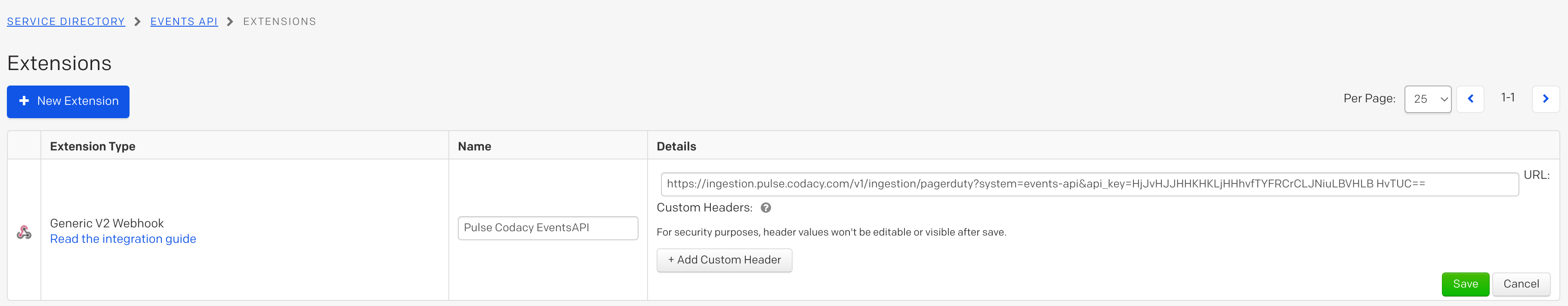 PagerDuty integration Pulse documentation