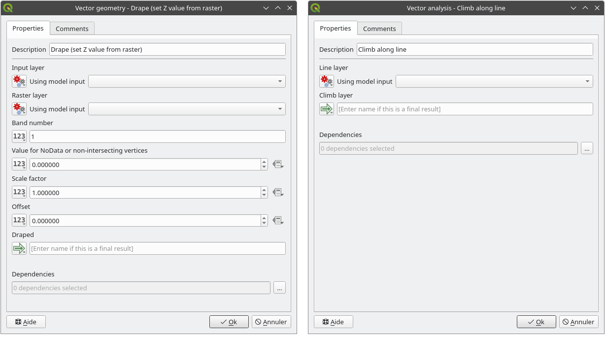 26.5. The model designer — QGIS Documentation documentație