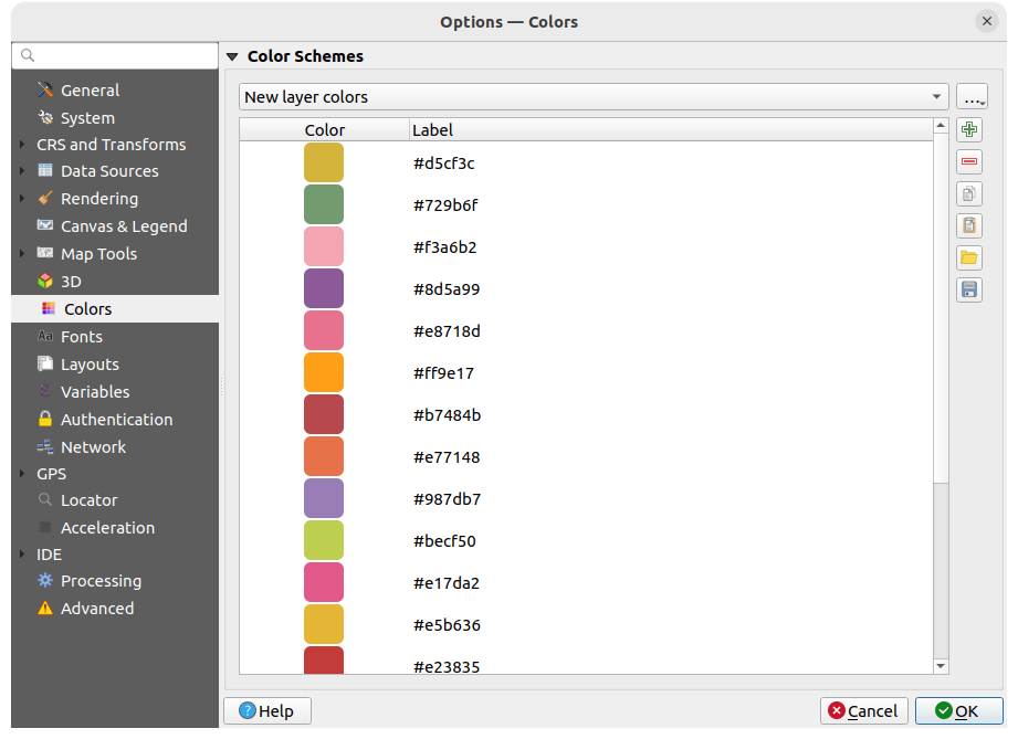9. QGIS Configuration — QGIS Documentation documentation