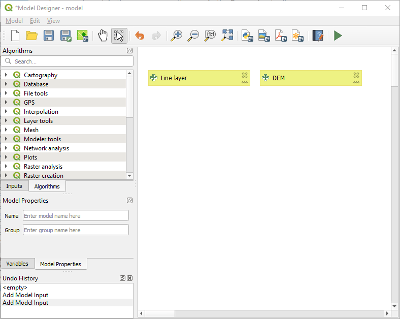 27.5. The model designer — QGIS Documentation 文档