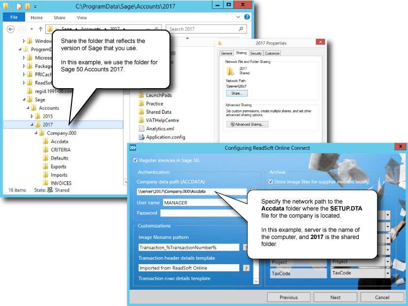 Online Connect for Sage 50 Accounts