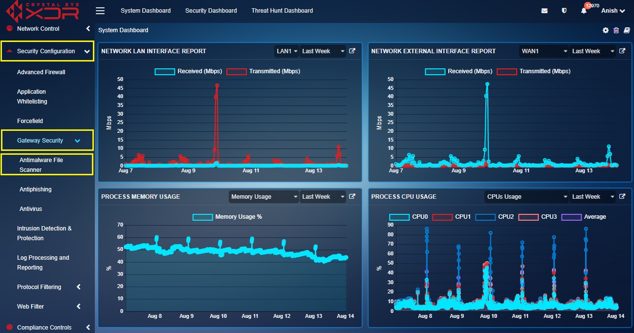 Antimalware File Scanner Crystal Eye Documentation