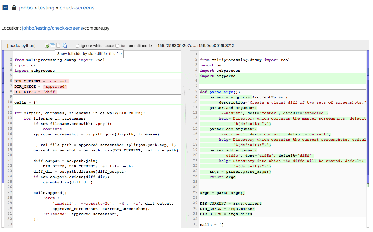 Reviewing Diffs — RhodeCode Enterprise 4.27.1 4.27.1 documentation