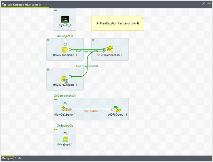 Read and Write Tables From Hive With Talend Saagie Documentation