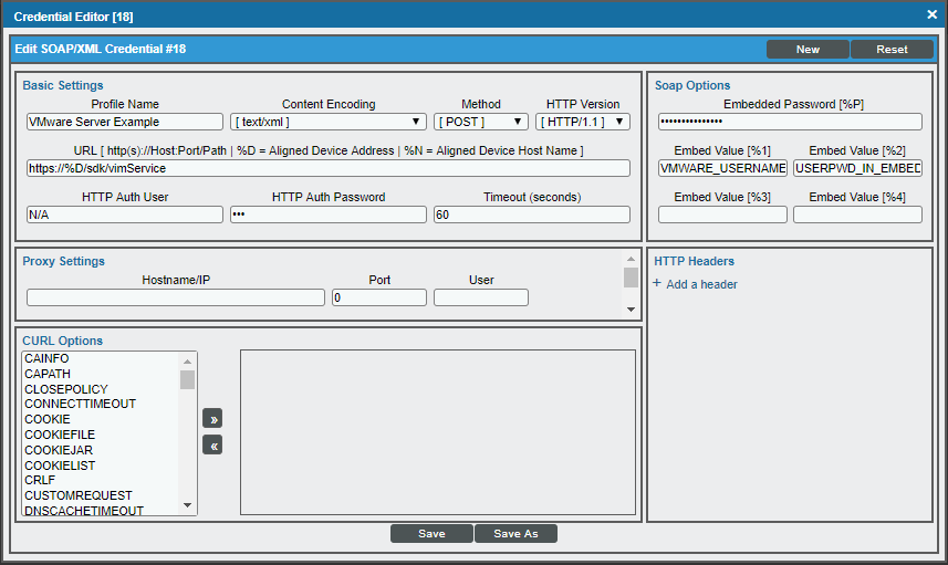 Configuring a vCenter Server
