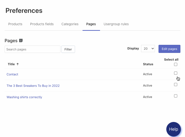 How to hide pages from search Searchanise Documentation