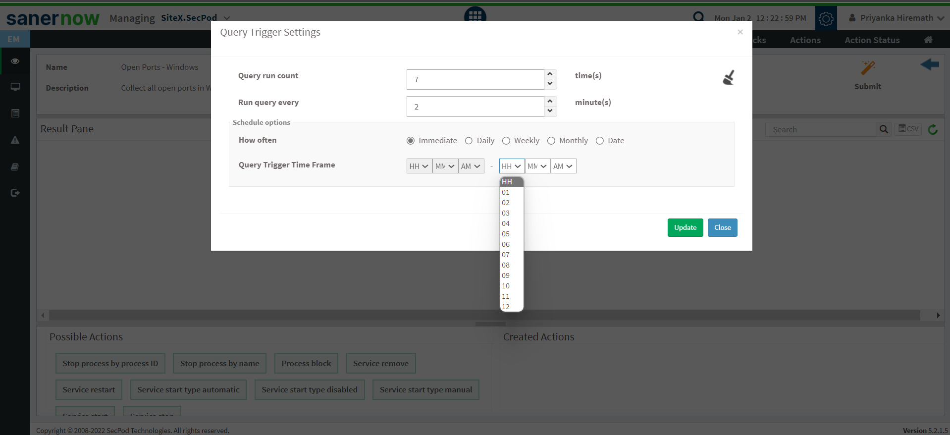 How to collect all open ports in Windows systems? SecPod Documentation