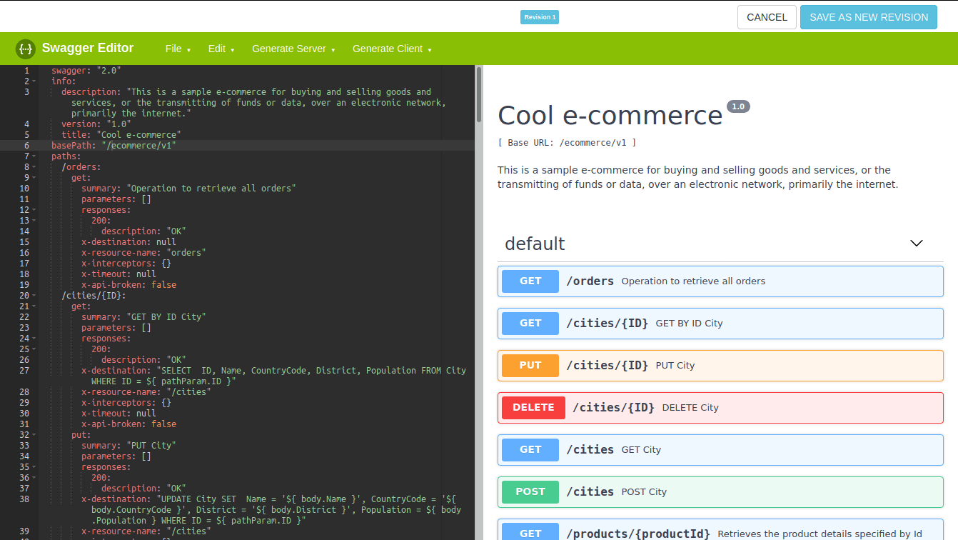 Swagger Editor Sensedia Product Documentation