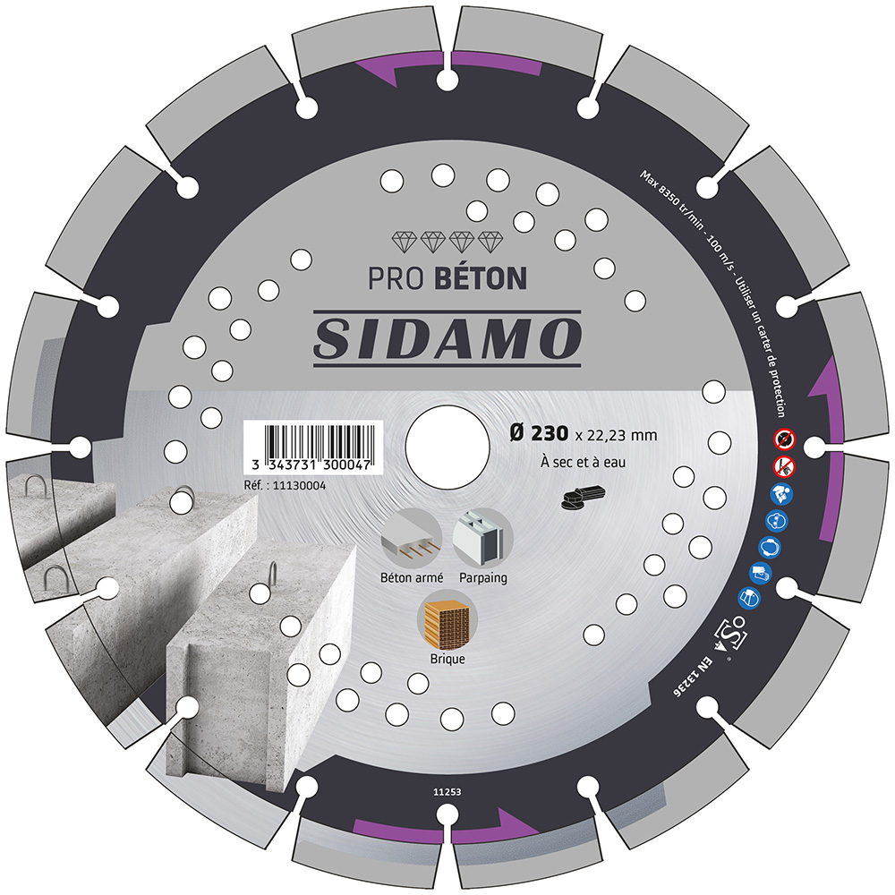 Disque Diamant Pro Beton Sidamo