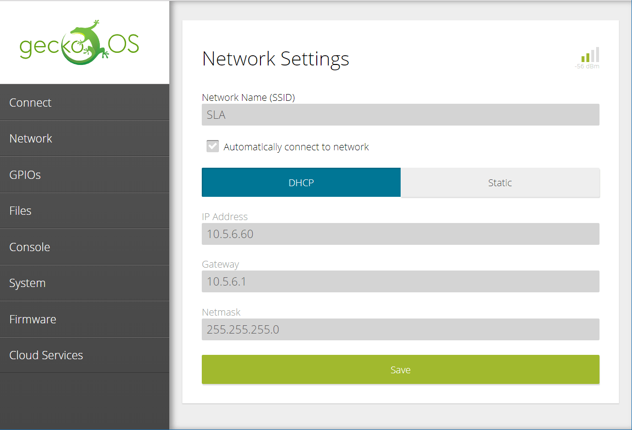 Gecko OS Web App Silicon Labs