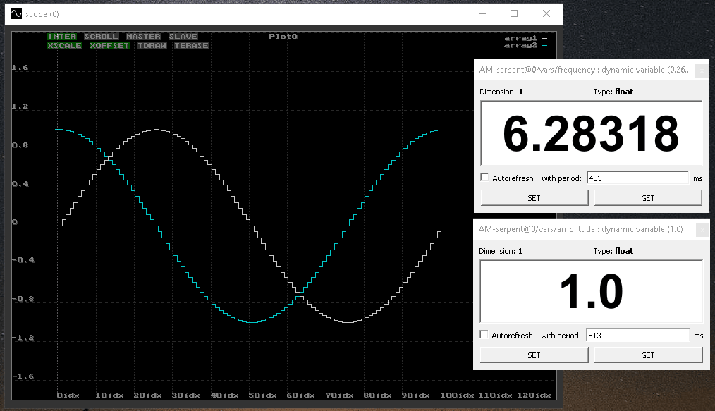 scope basics III Plotting an array siliXcon developers