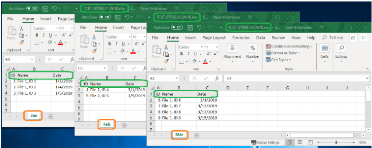 Connecting to Excel
