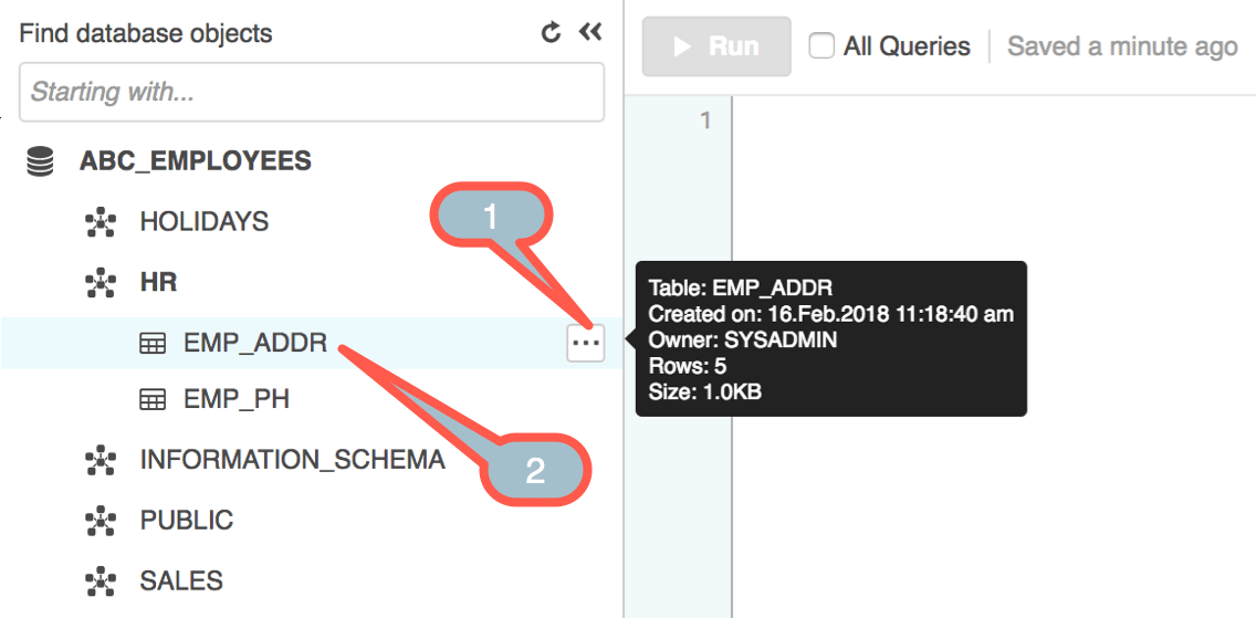 Create Table Script In Snowflake