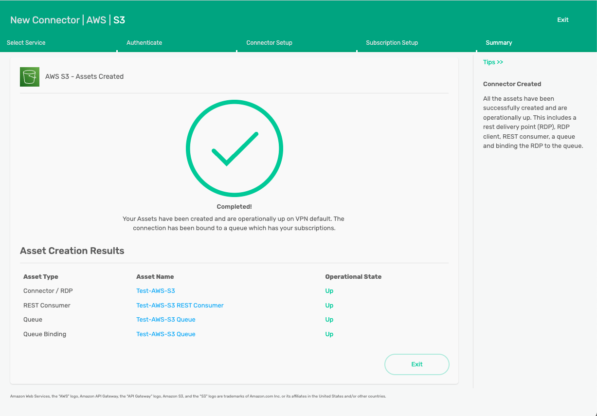 Connecting to AWS S3 Data Lakes Using REST