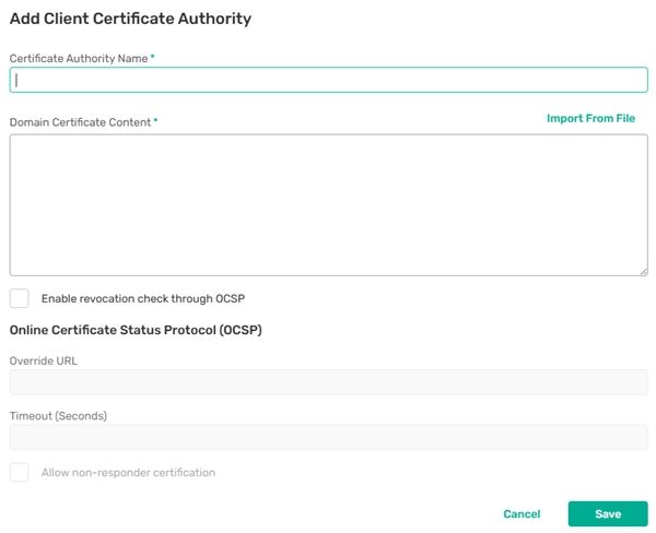 Configuring an Event Broker Service to use Client Certificate
