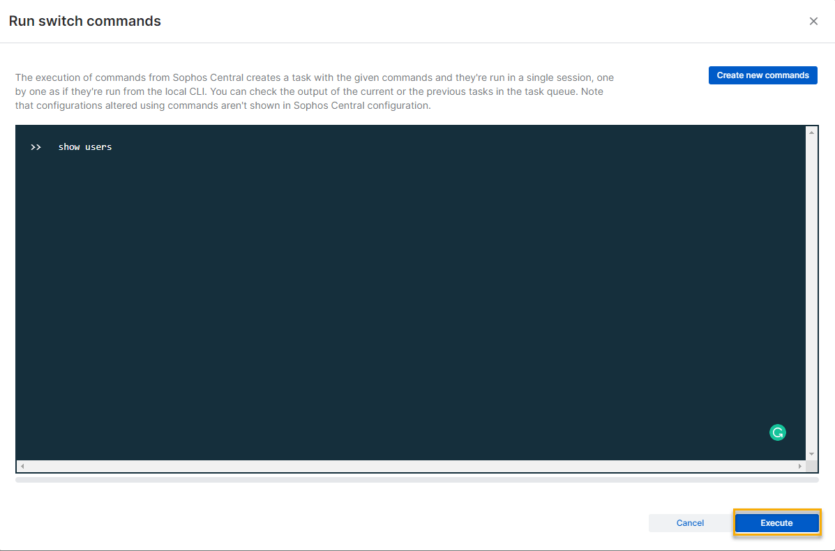 CLI 管理 Sophos Central Admin