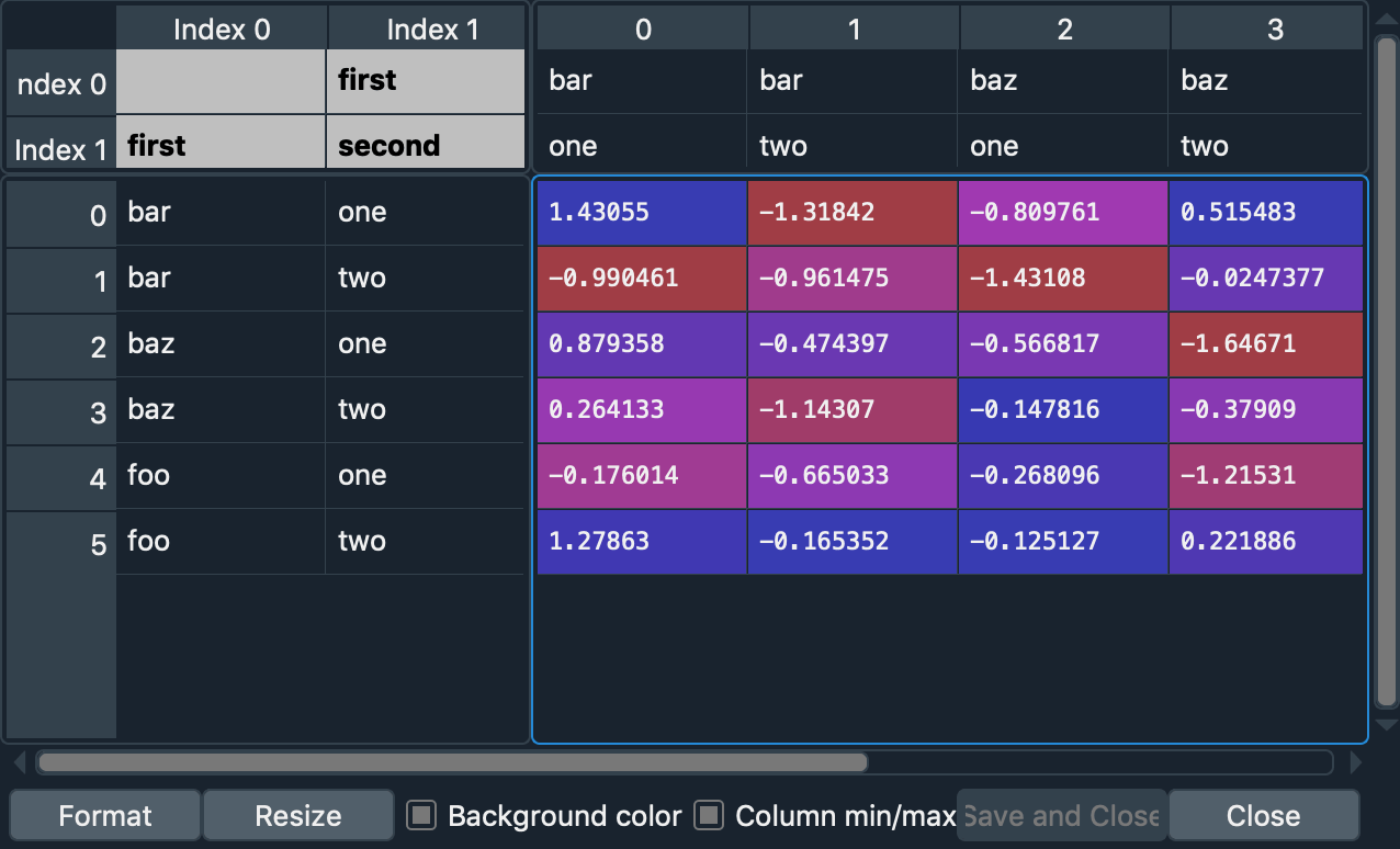 Variable Explorer â€” Spyder 4 documentation